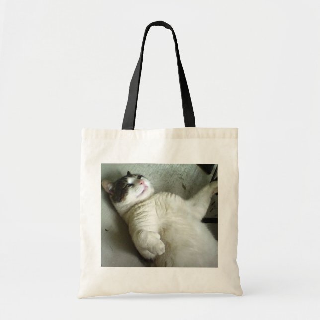 Fatboy Babushka lying down Tote Bag (Front)