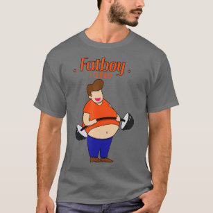Fatboy Squad Lifting Bodybuilding Gym Fitness rain T-Shirt