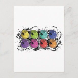 Fatcapschwarz Postcard