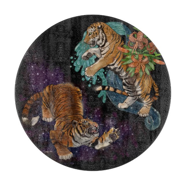 Fate in the Stars Tigers Cutting Board (Front)