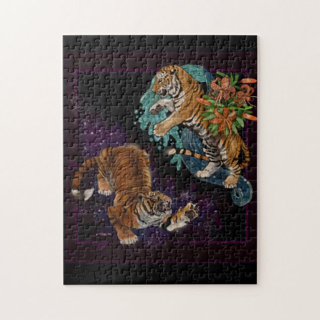 Fate in the Stars Tigers  Jigsaw Puzzle (Vertical)