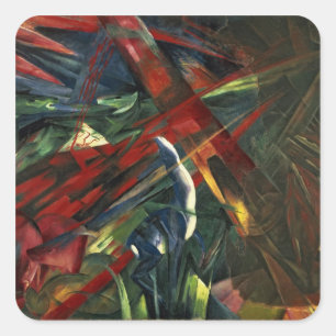 Fate of the Animals, 1913 Square Sticker