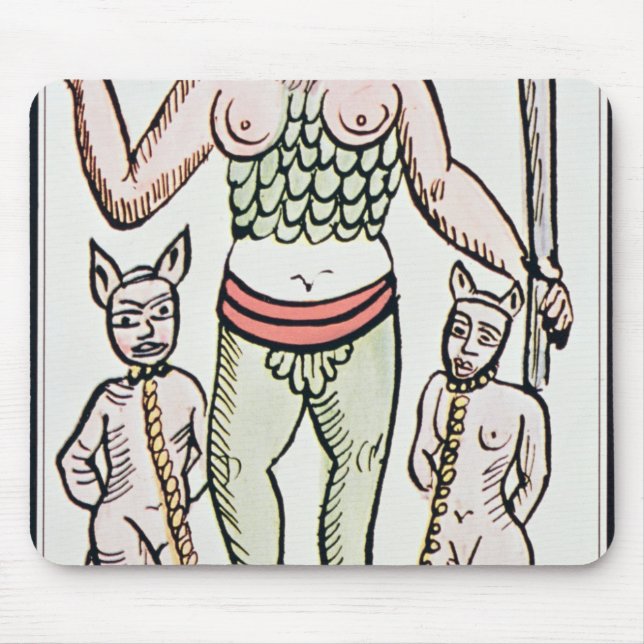 Fate, tarot card, French Mouse Pad (Front)