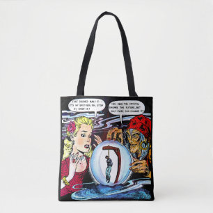 Fate The Witch Fortune Teller Vintage Comics Tote Bag