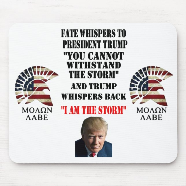 FATE WHISPERS TO PRESIDENT TRUMP MOUSE PAD (Front)