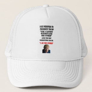 FATE WHISPERS TO PRESIDENT TRUMP TRUCKER HAT
