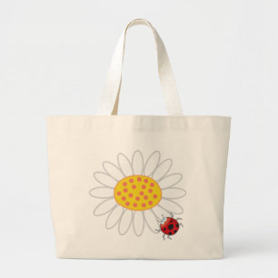 fatfatin Daisy & Ladybug Fun Cute Tote Bag