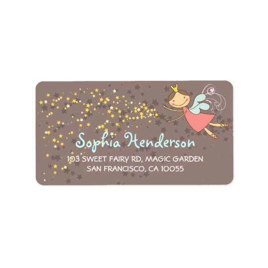 fatfatin Sweet Fairy And Stars Address Labels