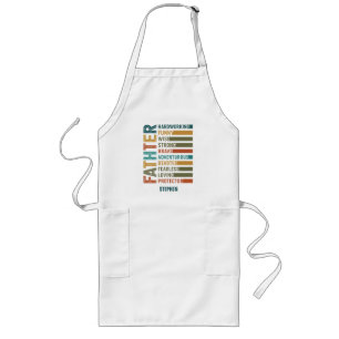 Father – A Tribute of Strength, Love, and Devotion Long Apron