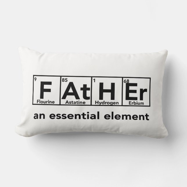 Father an essential element pillow Father's Day (Front)