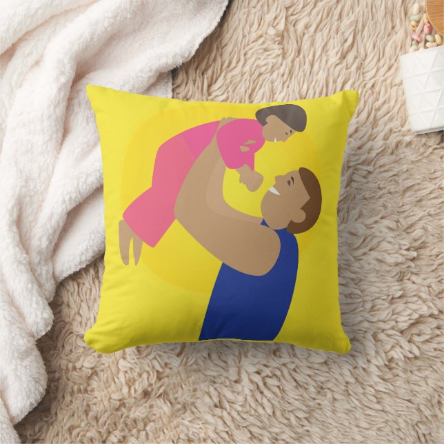 Father and Child Cushion (Blanket)