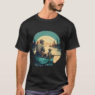Father and Child Fishing Together T-Shirt