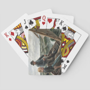 Father and Daughter at Sea (by Albert Edelfelt) Playing Cards