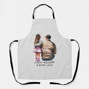 Father and Daughter Bond (11) Apron
