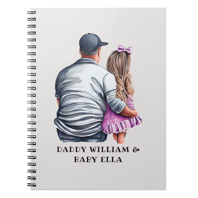Father and Daughter Bond (12) Notebook (Front)