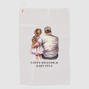 Father and Daughter Bond (13) Golf Towel