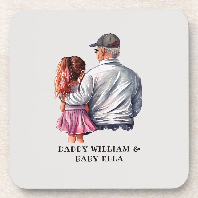 Father and Daughter Bond (14) Coaster (Front)