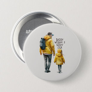 Father and Daughter Bond (3) 7.5 Cm Round Badge