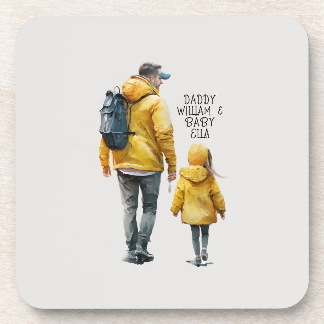 Father and Daughter Bond (3) Coaster (Front)