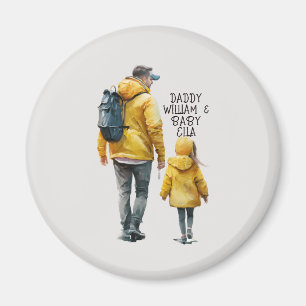 Father and Daughter Bond (3) Magnet