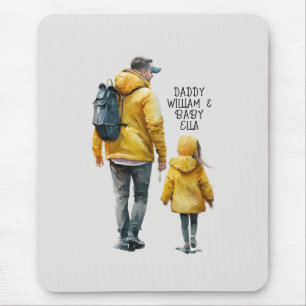 Father and Daughter Bond (3) Mouse Pad