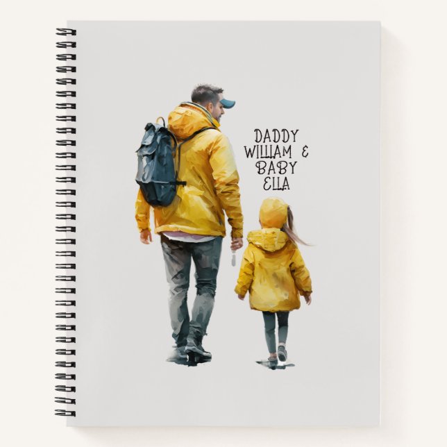 Father and Daughter Bond (3) Notebook (Front)