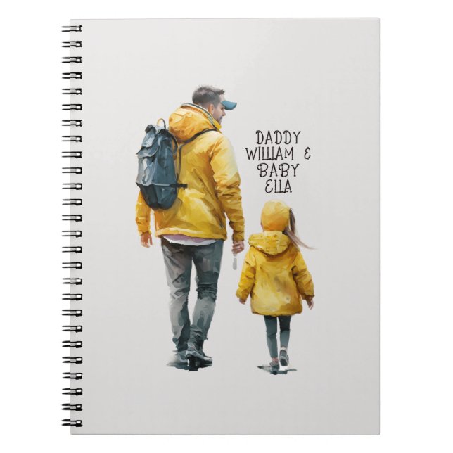Father and Daughter Bond (3) Notebook (Front)