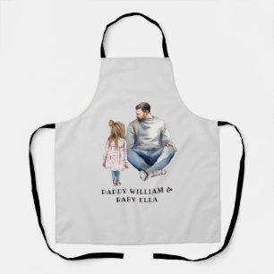 Father and Daughter Bond (4) Apron