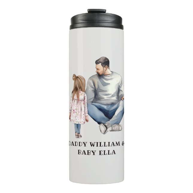 Father and Daughter Bond (4) Thermal Tumbler (Front)