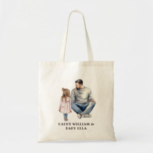Father and Daughter Bond (4) Tote Bag