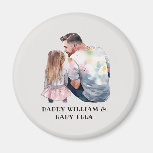 Father and Daughter Bond (5) Magnet