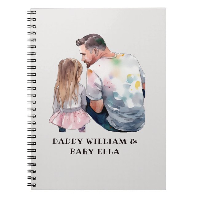 Father and Daughter Bond (5) Notebook (Front)