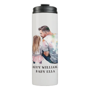 Father and Daughter Bond (5) Thermal Tumbler