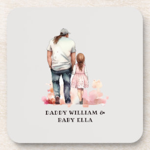 Father and Daughter Bond (6) Coaster
