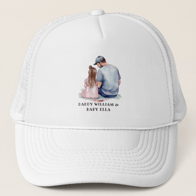 Father and Daughter Bond (7) Trucker Hat (Front)