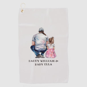 Father and Daughter Bond (8) Golf Towel