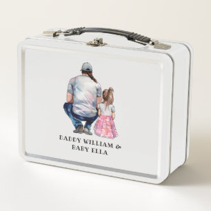Father and Daughter Bond (8) Metal Lunch Box