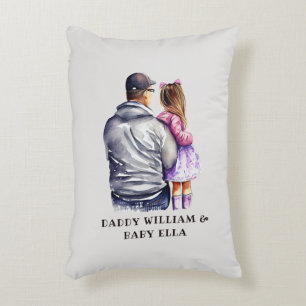 Father and Daughter Bond (9) Decorative Cushion