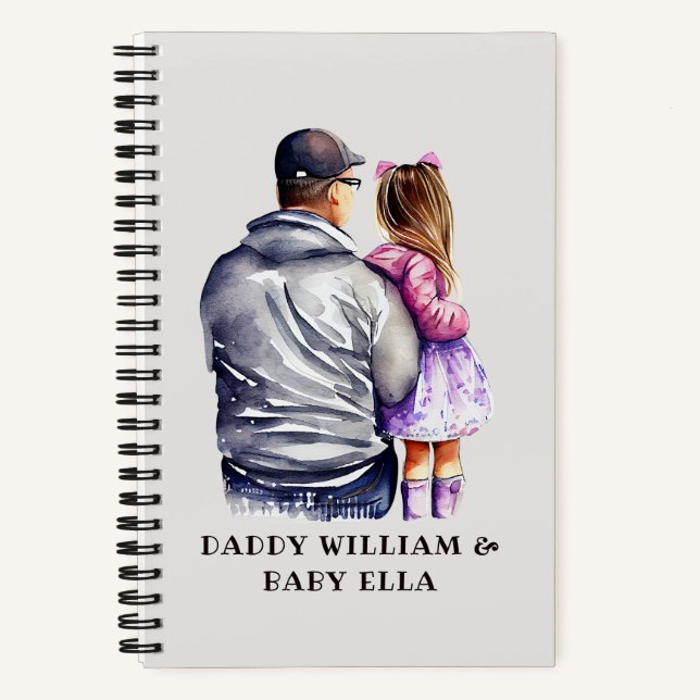 Father and Daughter Bond (9) Notebook (Front)