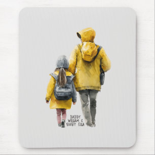 Father and Daughter Bond Mouse Pad