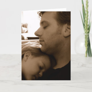 Father and Daughter Card