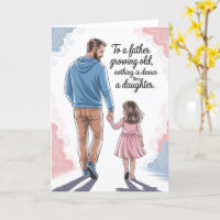 Father and Daughter Card Father’s Day Birthday