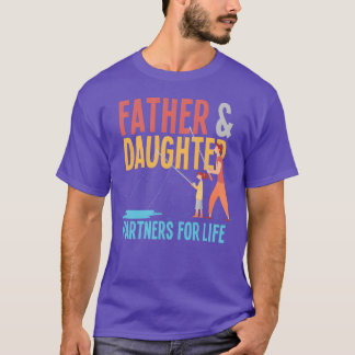 Father And Daughter Fishing Women gift T-Shirt
