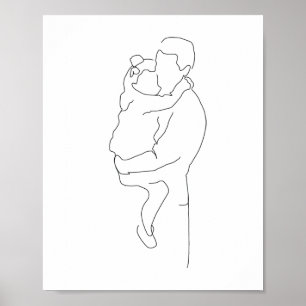 Father and Daughter Gift, Father and Daughter Prin Poster