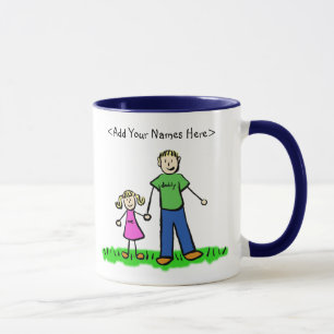 Father and Daughter Mug (Customise Names)