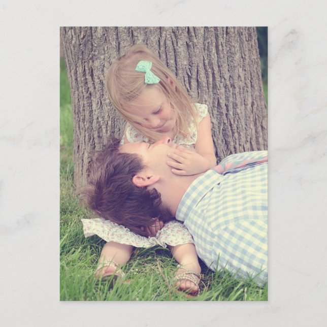 Father And Daughter Postcard (Front)