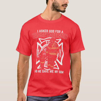 Father And Son Best Friend For Life A Firefighter  T-Shirt