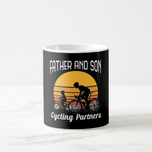Father And Son Cycling Partners Father Day 2022 Coffee Mug