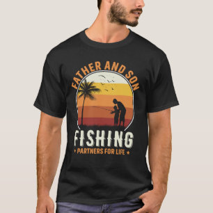Father and Son Daddy and Me Fishing For Men Gift T-Shirt