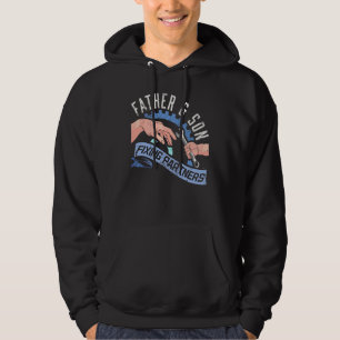 Father And Son Father's Day Diesel Mechanic Dad La Hoodie